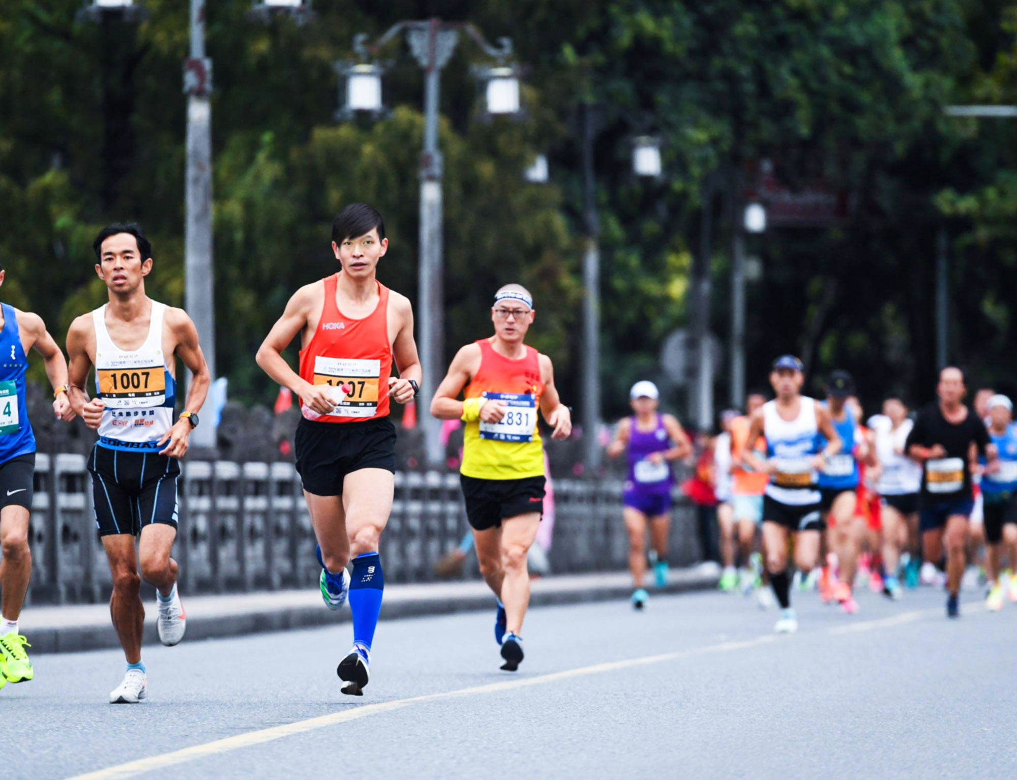 Chia Wee Keat running marathon